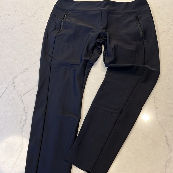 Athleta Black Leggings with Zipper Detail - Picture 2 of 10